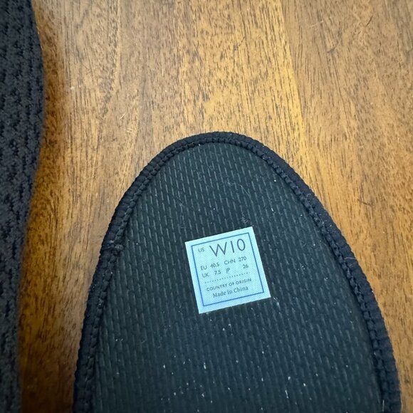 Rothy's The Loafer Black Honeycomb Knit Fabric Round Toe - Picture 12 of 13